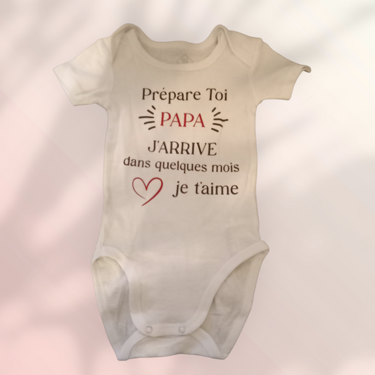 Body bébé personnalisé