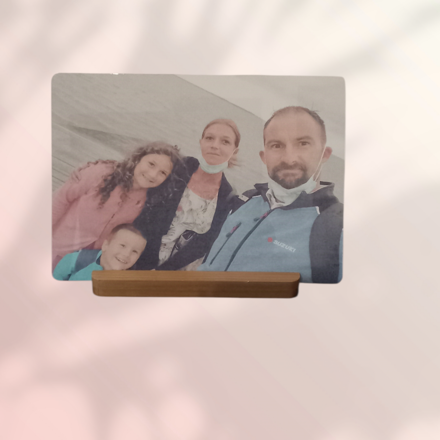 Plaque photo personnalisable